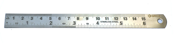 Empire 12'' Stainless Steel Machinist Ruler Condition_Used, Tools