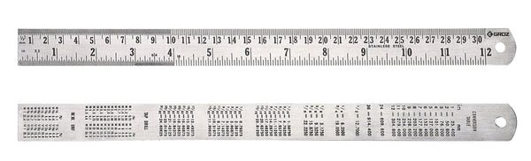 Azbvek ONE METRE Ruler Stainless Steel 1M Long Metal 40 Measure Rule/Meter  100cm