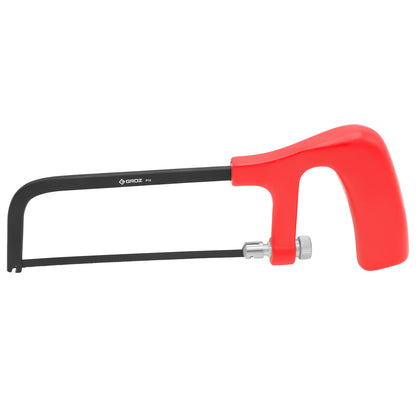 Junior Hacksaw Frame, Red Handle with Black Frame