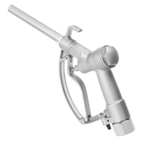 Manual Fuel Nozzle with Swivel and Straight Spout, 3/4" NPT Inlet, 3/4" OD Spout