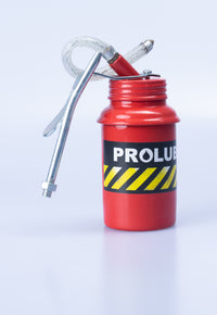 PROLUBE Steel Pistol Type Oil Can, Rigid and Flexible Spout, No Base