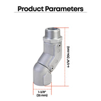 Dual Plane Fuel Nozzle Swivel, 1" NPT