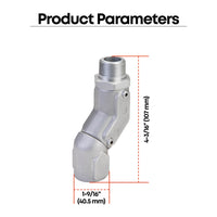 Dual Plane Fuel Nozzle Swivel, 3/4" NPT