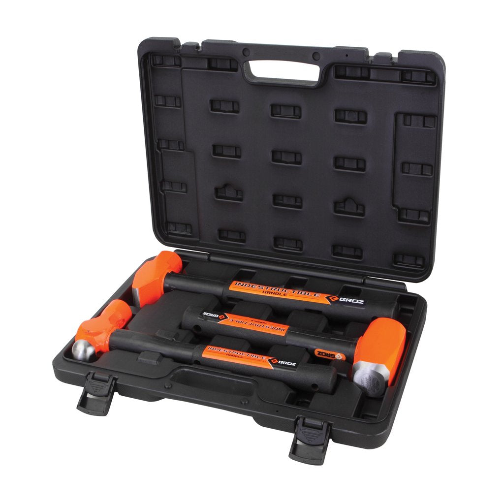 3-pc. Indestructible Handle Hammer Kit – GROZ USA