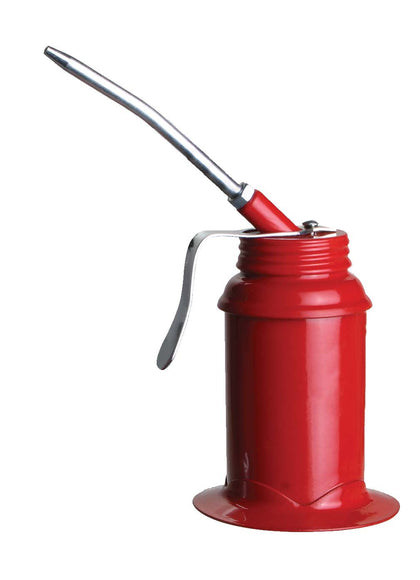 PROLUBE Steel Pistol Type Oil Can, Rigid and Flexible Spout, With Base